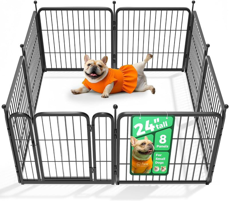 FXW Rollick Dog Playpen, Indoor, Yard & RV Camping, 24" H