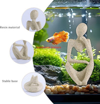 Minimalist Thinker Statue, Fish Tank Decor - Right Thinking - image 4
