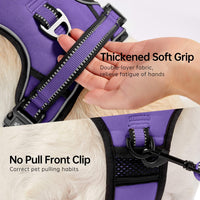 NESTROAD Dog Harness for Medium Sized Dog - Purple / X-Large - image 4