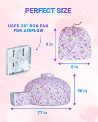 Air Tent for kids Door 77 x 50 in - Princess Fort - image 2