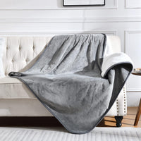 Soft Waterproof Blanket for Bed Couch Sofa - 60x80 inches / Grey