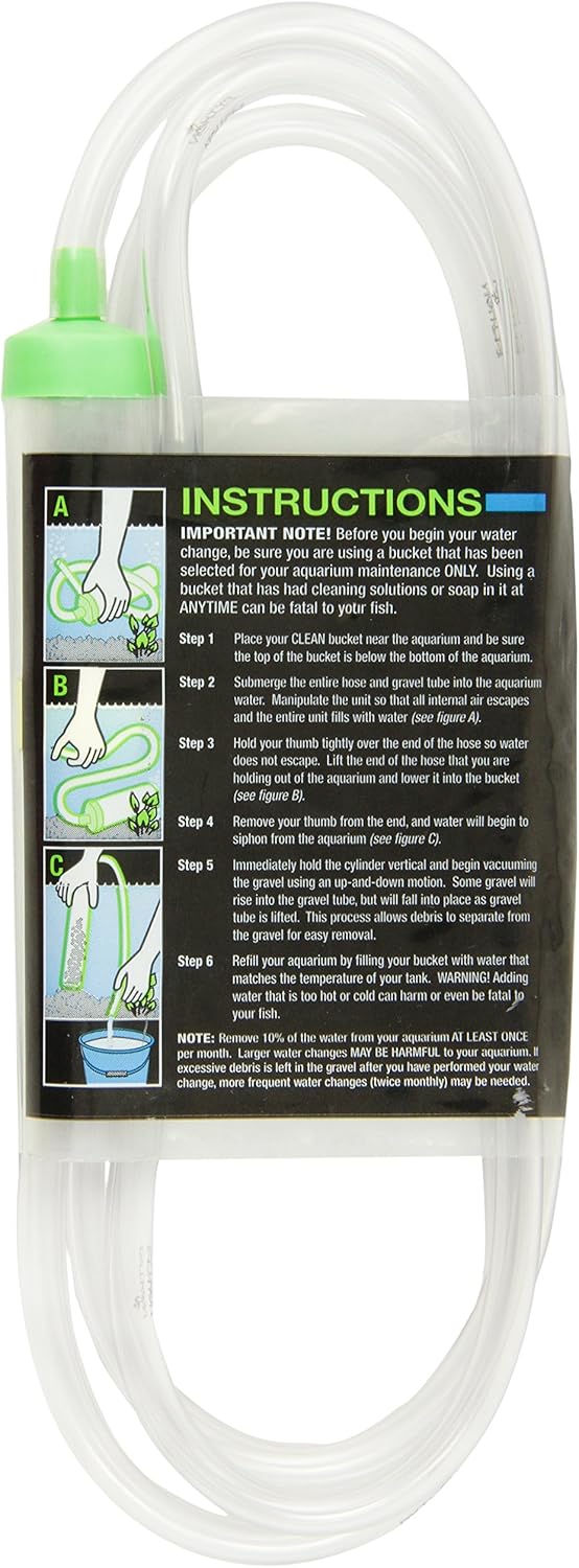 Python Pro Clean-Mini 1" x 6" Tube with 6 ft. Hose – Essentials for Fish - 1 Count (Pack of 2) - image 3