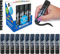 Kwik Stix solid tempera paint sticks, 12 pack in light blue, twist-up washable paint - view 6
