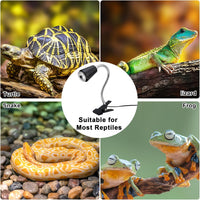 Reptile Heat Lamps, UVA/UVB Turtle Heat Lamp - Light Stand With Timed Start and Stop and Dimmer - image 3