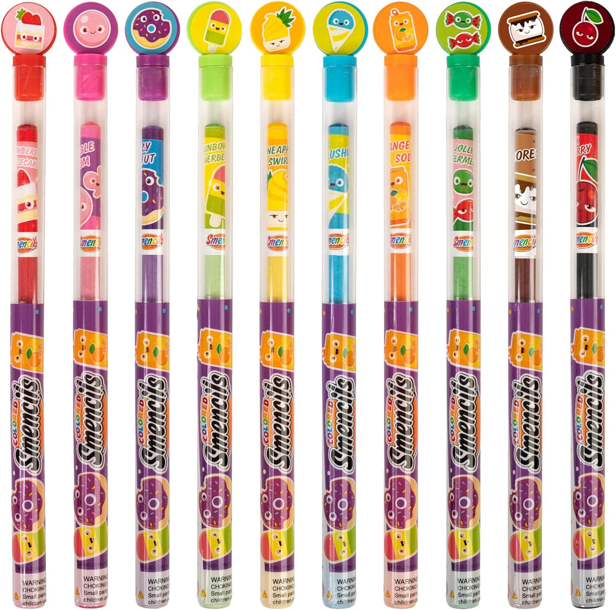Scentco Colored Smencils, 10 Scented Colored Pencils for Kids - image 4