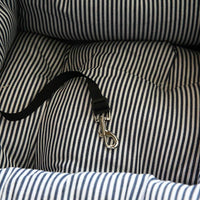 BLOBLO Dog Car Seat Pet Booster Seat Pet Travel Safety Dog Bed - Coffee Stripe - image 4