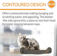 K&H Pet Products Cat Scratcher Kitty Window Sill Bed & Hammock, Sturdy Cat Perch for Large Cats