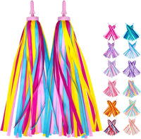 Bike Streamers Bike Tassels for Kids 1 Pair - Rainbow
