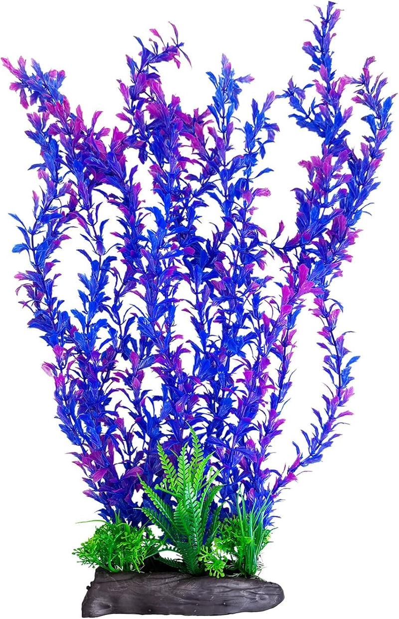 Aquarium Plastic Plants Extra Large Aquarium Plant 20.4-inch Tall - D / 20.4 in