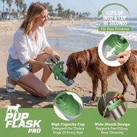 PupFlask Pro Portable Insulated Dog Water Bottle - Green / 50 Ounce - image 3