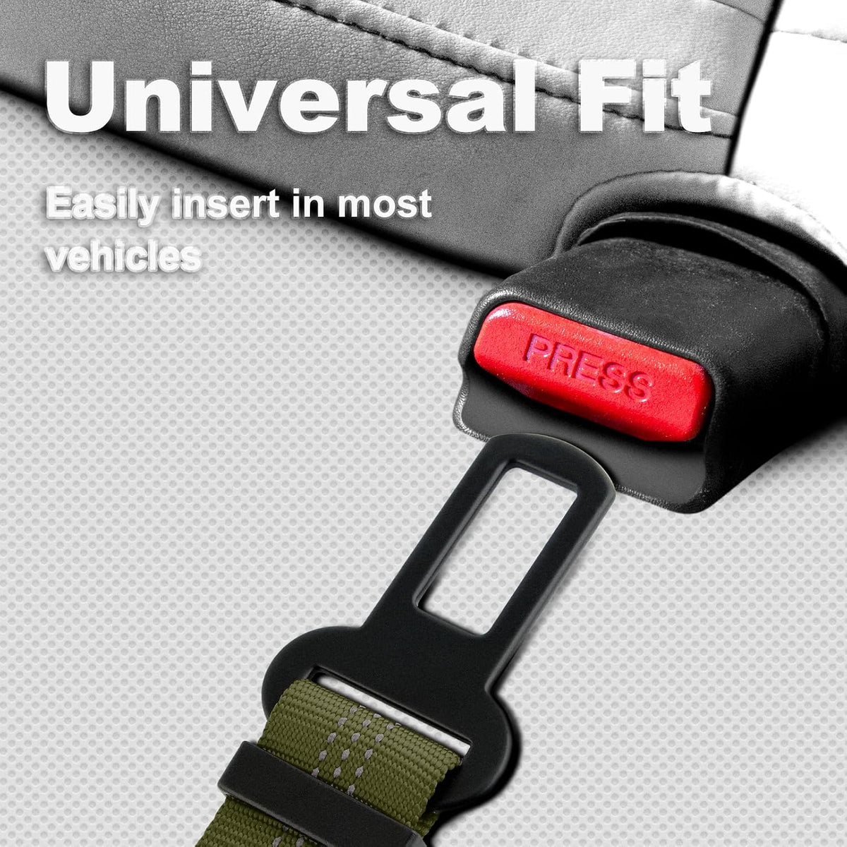Plutus Pet Dog Seat Belt for Car - Ranger Green - image 4