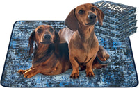 Washable Pee Pads for Dogs, Reusable Puppy Pads 36"x 41" 2 Pack – Essentials for Dogs - Tie Dye Blue / 36"*24"(Pack of 4)