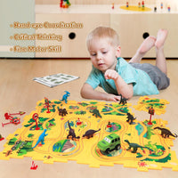 Plastic Floor Puzzles for Kids Ages 3-5 - Dino Figures - image 2