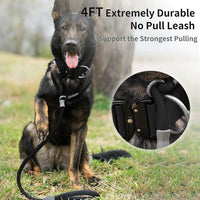 Strong Slip Rope Dog Training Leash - 1/2" x 4ft / Black - image 2