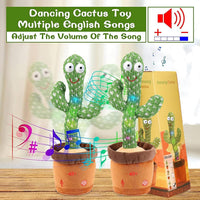 Emoin Adjustable Volume Control Dancing Cactus Toy Talking Cactus Toy - A-Dancing Cactus-Volume adjustment - image 2
