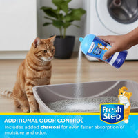 Fresh Step Charcoal Odor Eliminating Cat Litter Box Powder - Unscented / 15 Ounce (Pack of 6) - image 4