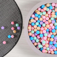 GOGOSO Ball Pits Balls for Toddlers Pack of 50 100 200 Plastics Shape - C / 100 balls - image 3