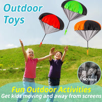 Yeeeasy Tangle-Free Parachute Toys for Kids Outdoor Flying Game - Gift 3Pcs - image 2