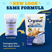 Crystal Cat Litter for Long-Lasting Odor Control, Non-Clumping - 8.6 lb / Classic - image 3