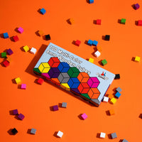 100 Wooden Meeples, Multi Color Board Game Tokens & Replacement Pieces – Fun for Kids & Family - 100 Wooden Cubes - image 3