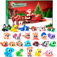 30Pcs 3D Printed Animals Set for Kids - colorful 24PC