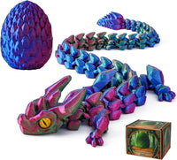 3D Printed Dragon Eggs with Dragon Inside - Red Green Blue