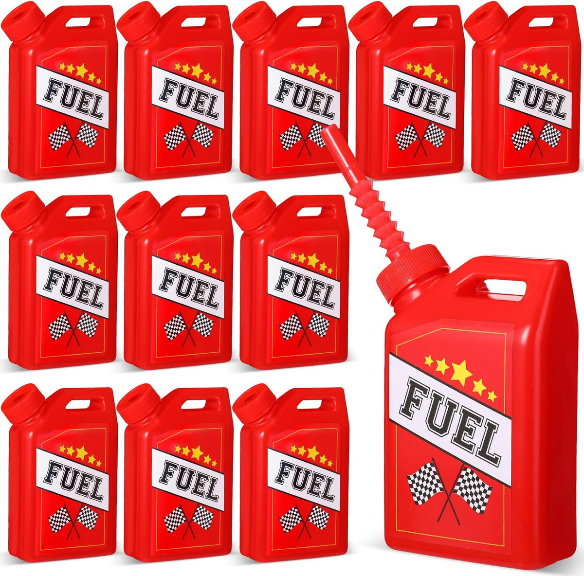 Mifoci 12 Pack Fuel Cups with Straw 11 Oz - 12 / 11 oz