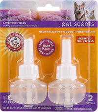 Arm & Hammer for Pets Plug-in Scented Oil Refills - Lavender Fields Refills / 1.34 Fl Oz (Pack of 1)