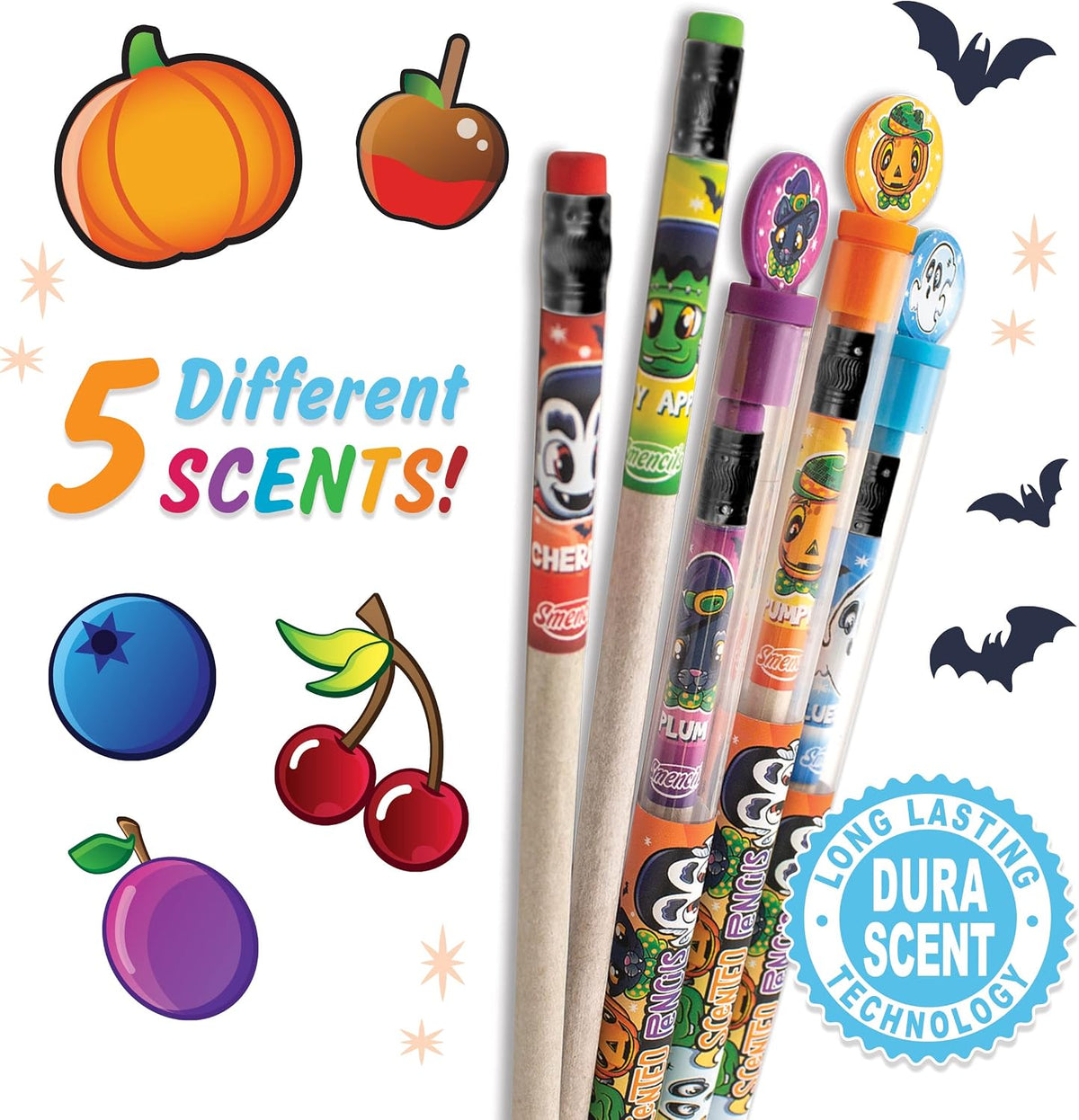 Halloween Smencils, HB #2 Gourmet Scented Pencils - Halloween - image 2