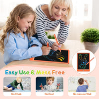 FLUESTON LCD Writing Tablet for Kids - 11"W x 7.5"H / Lively Orange - image 4