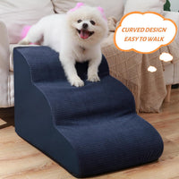 Dog Stairs for Small Dogs and Cats - Blue / 3 / Standard 3-Step 15.7"H - image 2