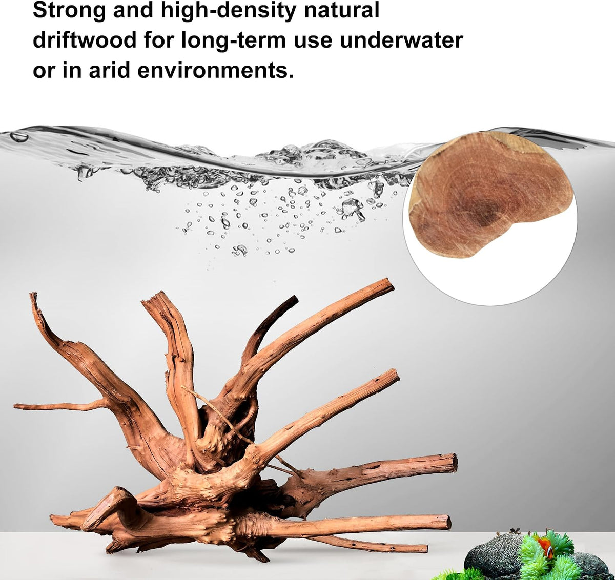 majoywoo Natural Driftwood for Aquarium Decor Fish Tank Decor Reptile - Spiderwood 7 to 11 Inch(Pack of 3) - image 3