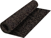Playsafer Genaflex Rubber Gym Floor Mat, Heavy Duty Commercial Protective Gym Flooring Roll - 8mm Thick (10% Tan, 4' X 15')