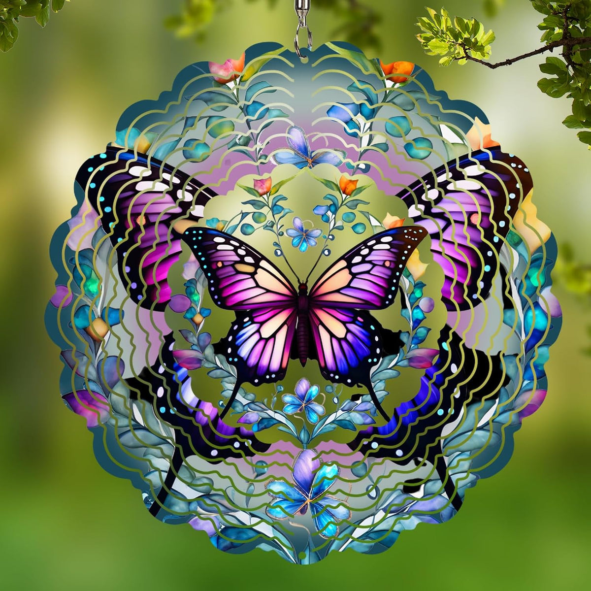 Cawalap Wind Spinners Outdoor Butterfly - Butterfly / 12 Inch