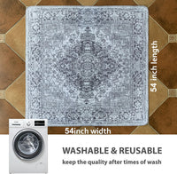 Washable Pee Pads for Dogs, Stylish - 54x54 Inch (Pack of 2) / Gray/Geo - image 2