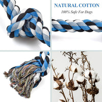 LECHONG Dog Toys for Aggressive Chewers Tough Rope Chew Toys - 1pack - image 3