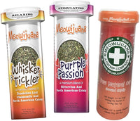 Meowijuana Purrple Passion Cat Nip - Premium Organic Blend of Catnip for Cats & Silvervine, Stimulates Playful Behavior, 26g, Natural Wellness Gift for Cat Lovers