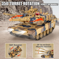 Supdex 1/24 RC battle tank set, M1A2 and Leopard II tanks with remotes - view 15