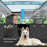 Kytely Dog Car Seat Cover for Back Seat - Matte Black / Standard - image 2