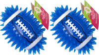 Gnawsome 4.5" Spiky Squeak & Light Football for Dogs, Durable - 4.5" (Pack of 2)