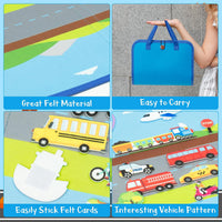 WATINC Travel Felt Board Story Set - Transportation - image 3