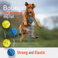 Kimee Dog Balls Tennis Balls Dog Chew Toys for Aggressive Chewers - 3 Balls (Atom 3.9in) - image 4