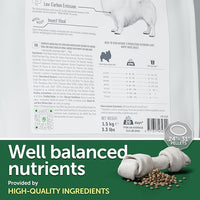 Nature's Protection Superior Care White Dogs Grain-Free Dry Dog Food - High Protein, Tear Stain Remover Dog Food for Small & Mini Breeds Light Coated Adult Dogs, Fresh Pet Meal, Insects, 3.3 lb