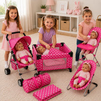 fash n kolor 4 Piece Doll Play Set, Includes - Pink - image 4