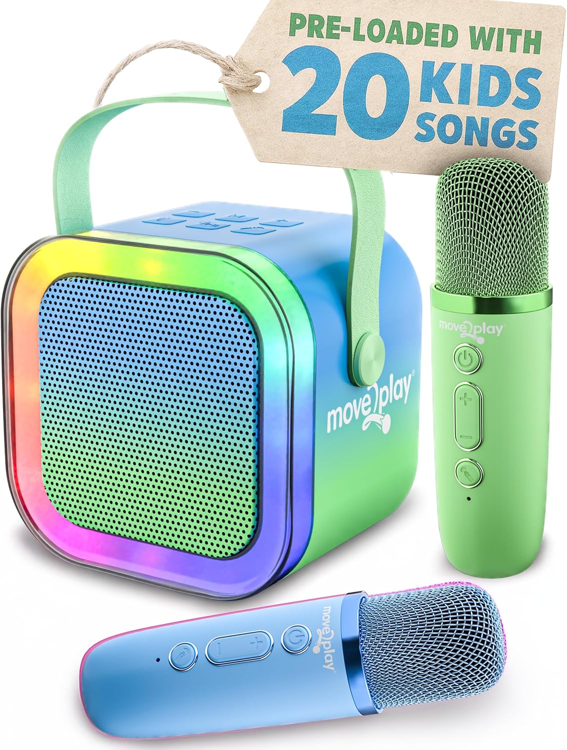 Move2Play, Halloween Karaoke Machine for Kids - Tropical Fade
