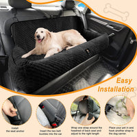 Dog Car Seat for Small Medium Dogs - Black / Large - image 4