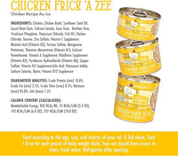 Weruva Cats in The Kitchen, Chicken Frick 'A Zee with Chicken Au Jus Cat Food, 6oz Can (Pack of 24)