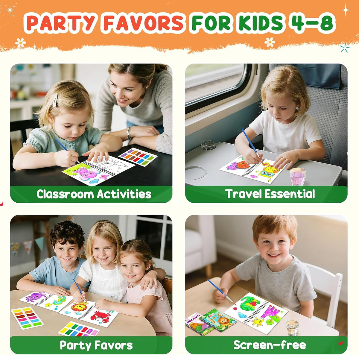 ZMLM 24 Pack Coloring Books - Animals - image 3