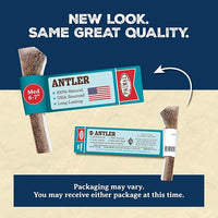 Primal Antlers for Dogs, Grade A Split Elk Antlers for Medium Canines 15-30 lb, Natural Chews for Aggressive Chewers, Naturally Shed, Long Lasting Dog Bones, 1 ct