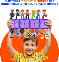 Playmags Large Magnetic Figures Community Set of 15 Pieces - 5. Add-On Figures - image 3